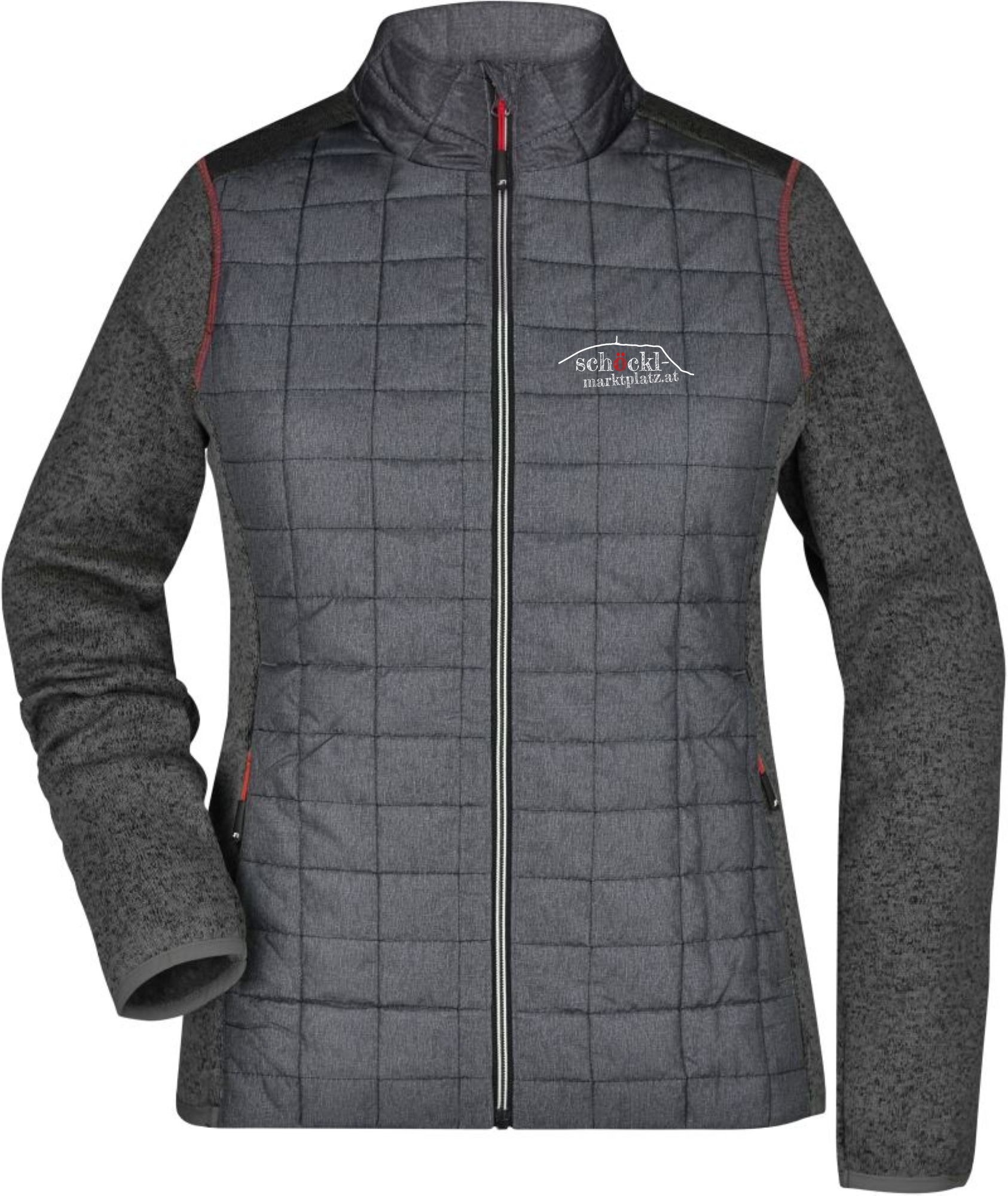 Der Schöckl ruft, Hybrid Strickfleece Jacke