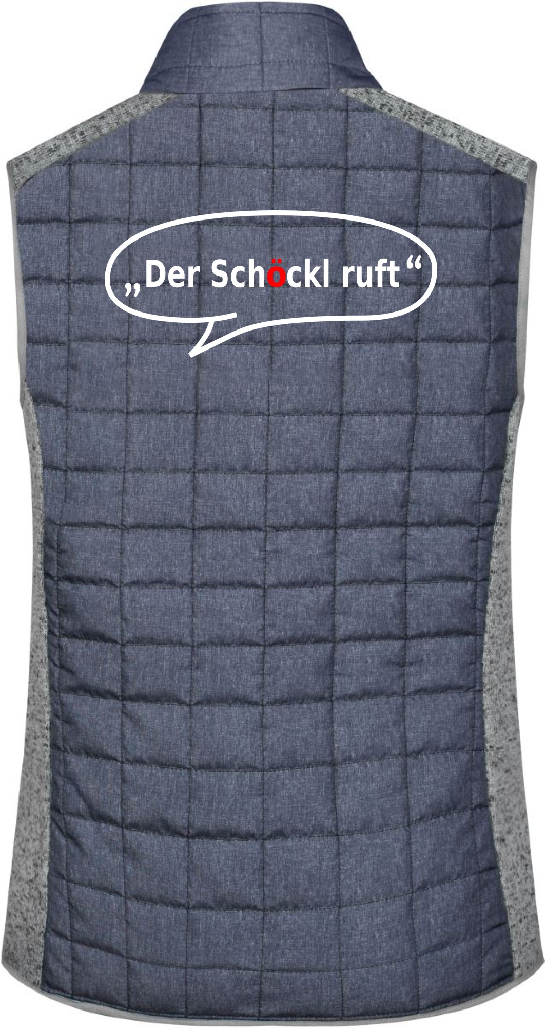 Der Schöckl ruft, Hybrid Strickfleece Gilet